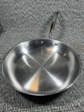 40011-3012 Viking 12 Inch Skillet Fry Pan 3-ply Stainless Steel With Aluminum Core Induction Pro