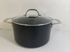 40051-0326gb Viking 6 Quart 5.6 L Hard Anodized Nonstick Soup Pot Dutch Oven With Lid Black
