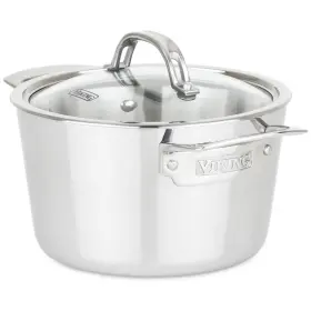 Viking B074ndjnxr Contemporary 3-ply Stainless Steel Stock Pot 3.4 Quart Soup Cooking