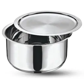 Vinod B07vvvcvqm Cookware Indian Stainless Steel Multipurpose Tope Lid - 16cm 1.5qrt