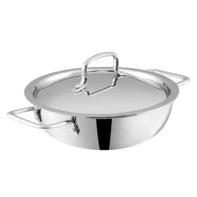 Vtk022 Vinod Platinum Triply Stainless Steel Kadai Suitable For Indian Cooking Sa