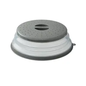 Vishui 771077900547 Upgraded Collapsible Microwave Lid Vented Splatter Cover 10.5 Inches P