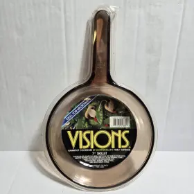 Visions 071160018853 Vtg Corning 7 Inch Skillet Fry Pan Waffle Bottom France Electric Gas New
