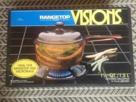 Visions V-1-1/2-n 1-1/2 Quart Rangetop Covered Saucepan With Lid V N By Corning 1990