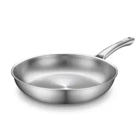 Ss-28 Vocvoi 12 Inch Tri-ply Stainless Steel Pan Pfoa&ptfe Free 12inch