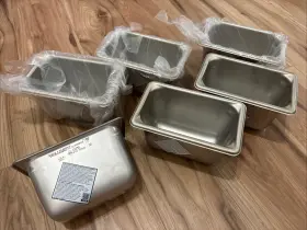 30942 Vollrath Super Pan V S/s 1/9 Size X 4 Inch D Food Case Of 6 Usa - Nwob