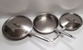 3409 Vollrath 3412 Centurion Fry Pans 3411 Stainless Steel