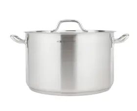 3905 Vollrath Optio 22 Quart Stainless Steel Sauce Pot With Lid