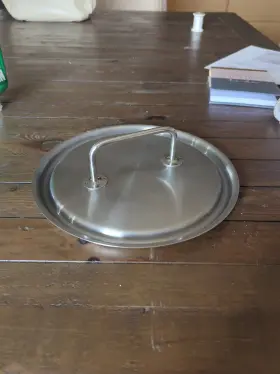 47773 Vollrath Replacement Pot Pan Lid Stainless Steel Solid Cover 10 Inch Overall