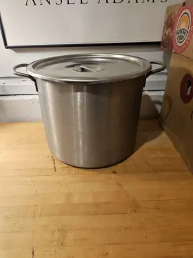 78580 Vollrath 8 Quart Stainless Steel Stock Pot And Lid Made In Usa 9 Inch X -