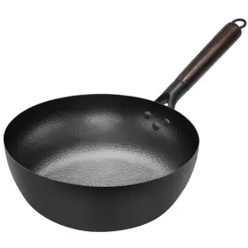Pdg-8kcsb Wacetog Deep Frying Pan Nonstick Skillet 10 Inch Carbon Steel Wok To Fry Eggs