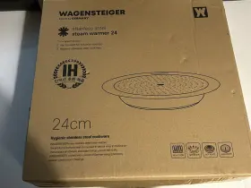 Wagensteiger 809552938234 Stainless Steel Steam Food Warmer Pan With Perforated Tray Set Nib
