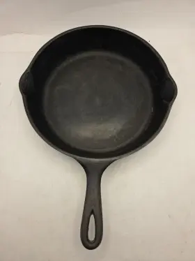 1058m Wagner Ware Sidney -0- Cast Iron Skillet Frying Pan Vintage