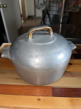 4248-m Wagner Ware Vintage Magnalite Sidney Cast Aluminum Stock Pot Dutch Oven