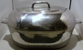 4267-p Wagner Ware Magnalite Roaster 13 Quart Oval Aluminum Cookware With Trivet