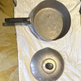 4569-p Wagner Ware Magnalite Aluminum Saucepan With Lid Single Handle Silver