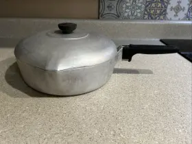 5469-m Wagner Ware Vintage Magnalite Sidney 4569 M Chicken Fryer Skillet Pan With Lid