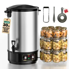 Wzdrkstqh28l1bkyz03 Wantjoin Electric Canner - 30 Quart Water Bath Stainless Steel Makes