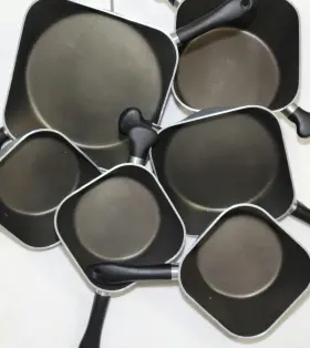 C967s9 Wear-ever Wearever Air Square Nonstick 10 Pc Cookware Set Pots Pan Skillet Vented Lid 1995