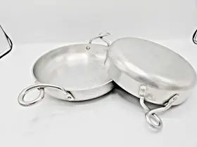 J902 Wear-ever J901 2 Near Mint Aluminum Frying Pan Skillet 8 Inch And 9 Vintage