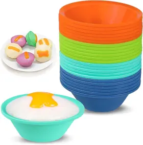 Wa25009 Webake 24 Pcs Silicone Puto Molder Filipino Medium-size 2.75 Reusable Baking C