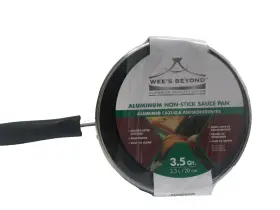 Wees Beyond 617914424312 Aluminum Nonstick Sauce Pan 3.5 Quart Discount See Descipt Rust Proof