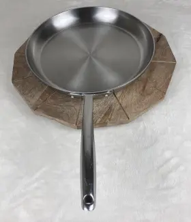 0519t Williams-sonoma Hestan 12 Inch Stainless Steel Frying Pan Skillet