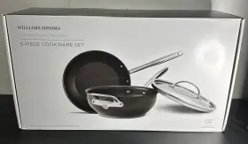21920 Williams-sonoma Thermo-clad Nonstick Covered Essential Pan 4 1/2- Quart Fry
