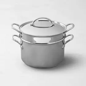 Qq13c Williams-sonoma Signature Stainless-steel Perforated Multipot 8- Quart New