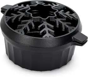 Willow Weave 974701941143 Cast Iron Wood Stove Steamer 2.5 Quart With Large Opening Top Flake Black