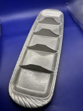 201303 Wilton Armetale Nwt Divided Vegetable Grillware Tray Pan 19 Inch