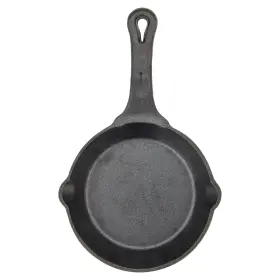 Winco 842169131856 Commercial-cast Iron Skillet With Handle 6 Inch