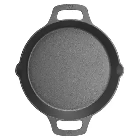 Winco 842169140254 Cast Iron Skillet Black 10.25 Inch