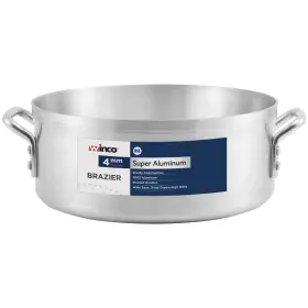Axbz-24 Winco Usa Super Aluminum Braizer Heavy Weight 24 Quart