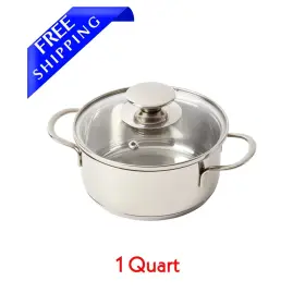 B07bqtfwk6 Winco Everyday Stainless Steel Pot 1 Quart Capacity Freeship