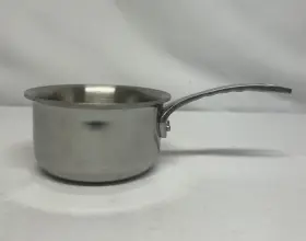 Dcsp-3s Winco 3.5 In Tri-ply Mini Saucepan Cookware 18/8 Stainless Steel 11oz