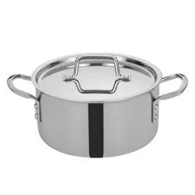 Tgsp-4 Winco 4 1/2 Quart Stainless Steel Stock Pot With Cover - Induction Ready