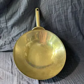 Wok-14w Winco Stainless Steel Welded Joint Wok 14-inch Nwot