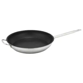 Ssfp-14ns Winware Winco Commercial-grade Stainless Steel Fry Pan With Helper Handle Non-stick 14 Inch