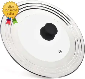 13inlid Wishdirect Universal Lid For Pots And Pans - One Size Fits All 8.25-12 Inch Frying Pan