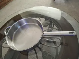 022006 Wolfgang Puck Cafe Collection 11.5 Inch Saut Pan Skillet Stainless Steel 2 Handles