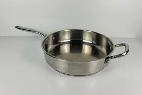 032007 Wolfgang Puck Caf Collection 11 Inch Saut Pan Skillet Stainless Steel No Lid