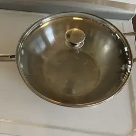 032012 Wolfgang Puck Cafe Collectionstainless Steel 12 Inch Wok