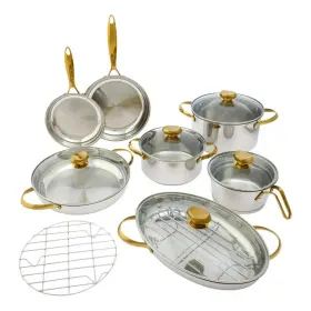 874-777 Wolfgang Puck 14-piece Stainless Steel Cookware Set