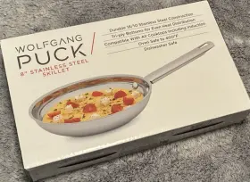 Wolfgang Puck Invo0931 8 Inch Stainless Steel Skillet Induction Oven-safe Dishwasher