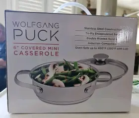 Swp6cassc3 Wolfgang Puck 6 Inch Covered Mini Casserole Nib