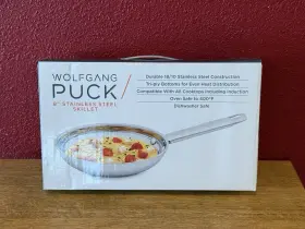 Swppit8ss Wolfgang Puck 8 Inch Stainless Steel Skillet Brand New