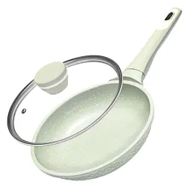 Yz-jp-d-g-20 Xuanying 8 Inch Non Stick Frying Pan With Lid - Omelette And Egg Skillet Pfoa/pfas Fr