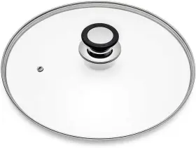 Yh-010 Yh Cookware Glass Lid For Frying Pan Fry Skillet With Handle Coated In Silico