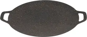 Yikangheng 313106782702 Thin Korean Grill Pan 11 Inch Iron With Non-stick Coating Baking Tray On Heatin
